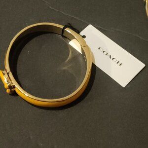 Coache Enamel Bracelet GLD Trim
